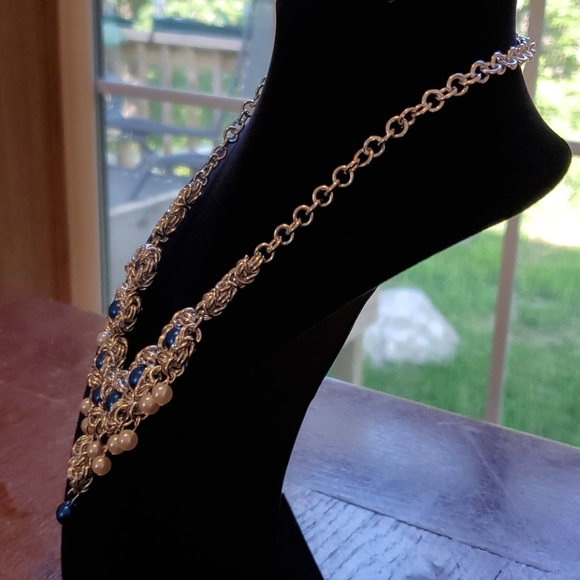 Handmade Chainmaille Necklace - Picture 3 of 4